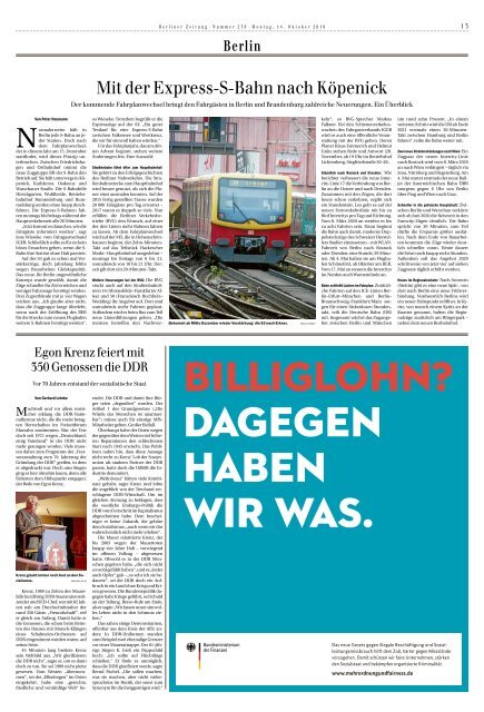 Berliner Zeitung 14.10.2019