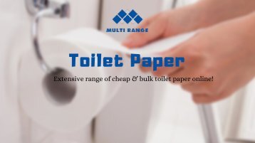 Buy Bulk Toilet Paper From Multi Range