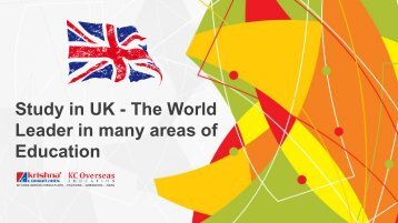 UK - An Excellent Reputation as a Global Study Destination