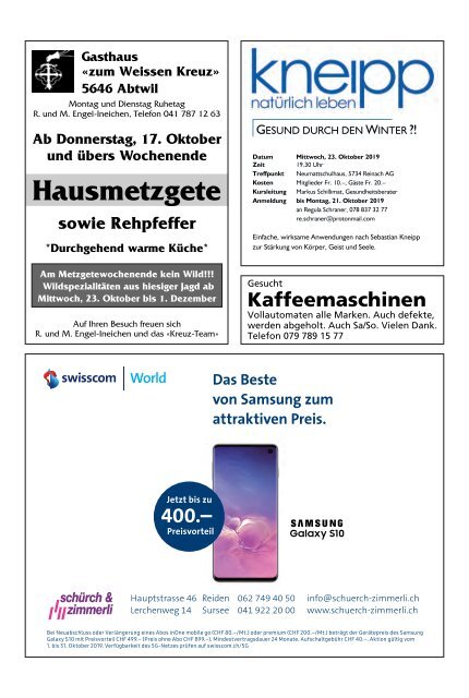 Barni-Post, KW 42, 16. Oktober 2019