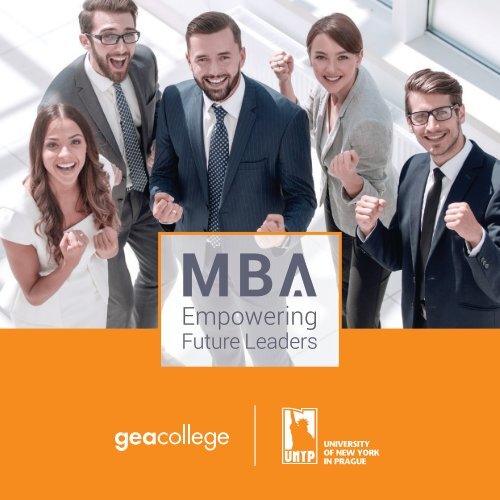 MBA Empowering Future Leaders - GEA College