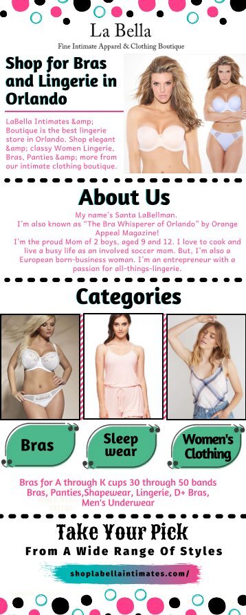 Check Out The Perfect Fitting Bras & Branded Lingerie 
