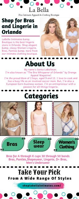 Check Out The Perfect Fitting Bras & Branded Lingerie
