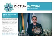 Dictum Factum oktoober 2019