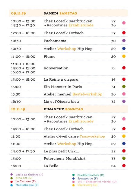 LOOSTIK 2019 - Programmheft