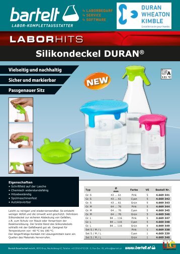 LLG_Laborhit_Duran_Silikondeckel_Bartelt