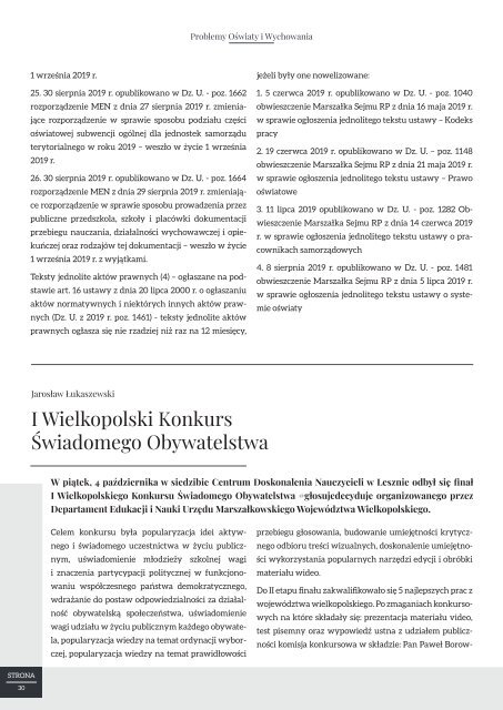 Problemy Oświaty i Wychowania nr 3/2019