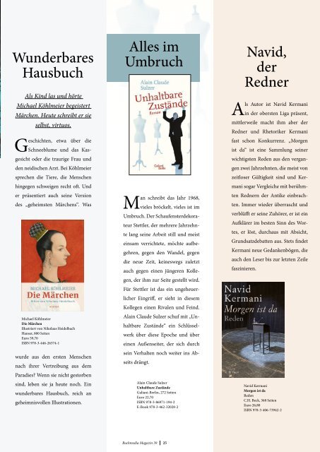 Bestseller Magazin Herbst 2019