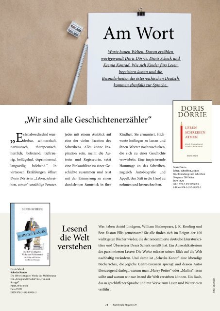 Bestseller Magazin Herbst 2019