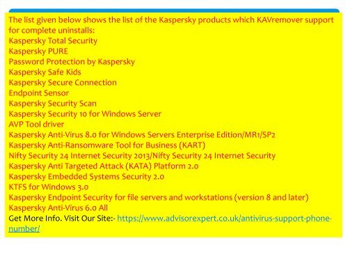 Kaspersky Antivirus Support Number +44-203-880-7918