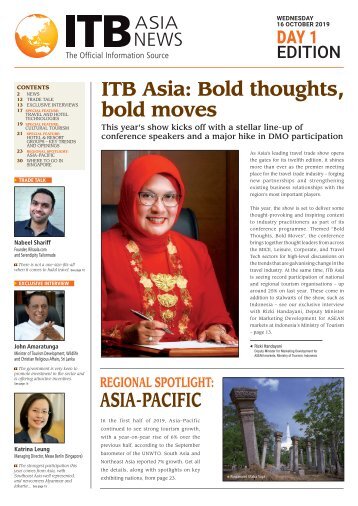 ITB Asia News 2019 Day 1 Edition