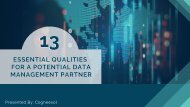 13 Essential Qualities for a Potential Data Management Partner