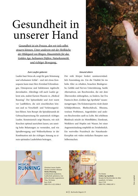 Buchhandlung Lauf Magazin Herbsst 2019