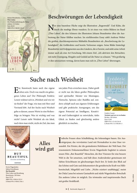 Buchhandlung Lauf Magazin Herbsst 2019