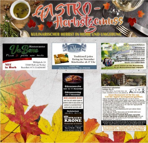 Gastro Herbst Horb