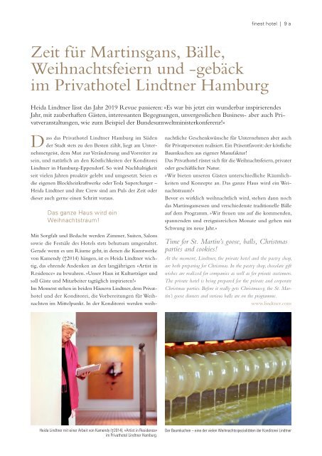 »feine adressen – finest« – Hamburg 3 19