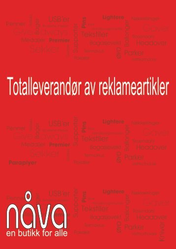 pr produkter gavekatalog kontor og profilering 2019