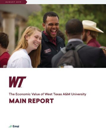 The Economic Value of WTAMU Main Report