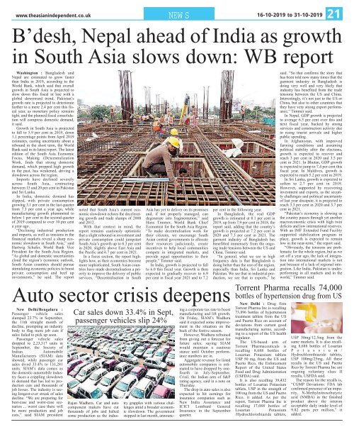 The Asian Independent 16 Oct to 31 Oct 2019