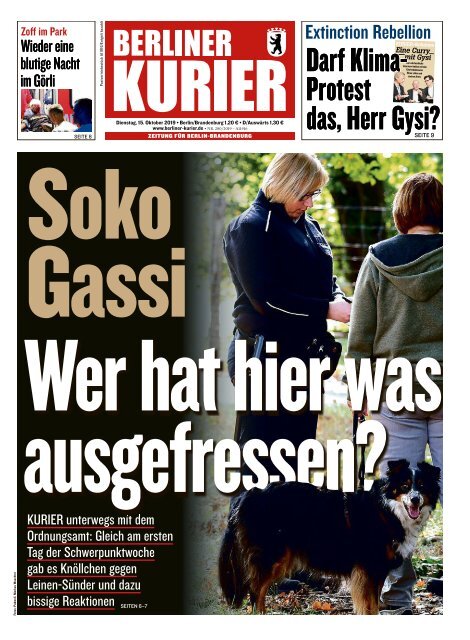 Berliner Kurier 15.10.2019