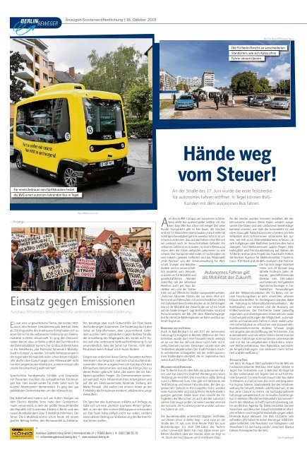 Berliner Zeitung 15.10.2019
