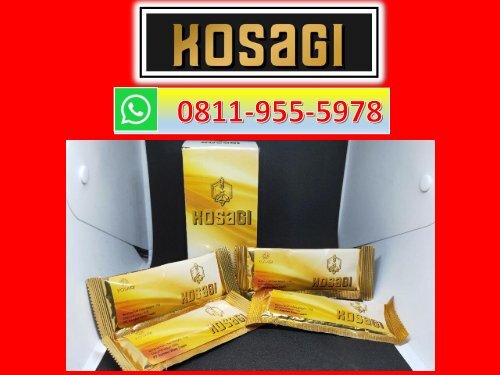 AMAN!!! CALL/WA 0811-9555-978 Suplemen Penambah Vitalitas Pria KOSAGI Tegal