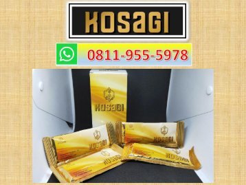 MENAKJUBKAN!!! CALL/WA 0811-9555-978 Suplemen Penambah Vitalitas Pria KOSAGI Pekalongan