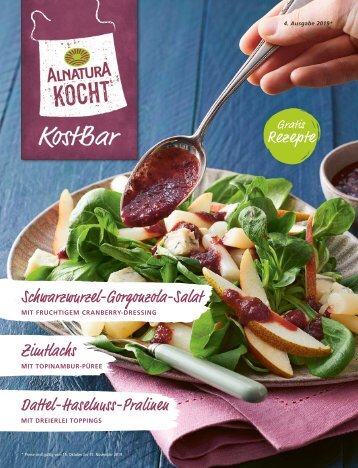 Alnatura Kostbar-Rezeptjournal 4. Ausgabe 2019