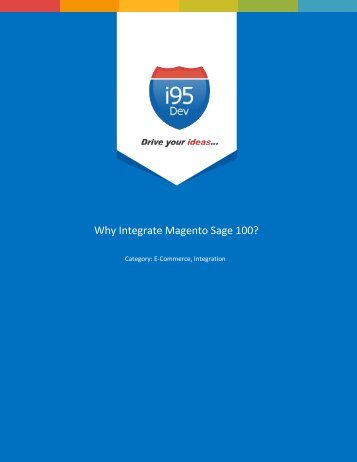 Why Integrate Magento Sage 100