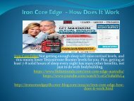 Iron Core Edge - New Levels Of Stamina