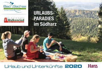 Urlaubsmagazin Bad Sachsa & Walkenried 2020