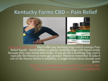 Kentucky Farms CBD - You Can Get All The Health Benefits