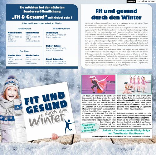 Fit und gesund durch den Winter