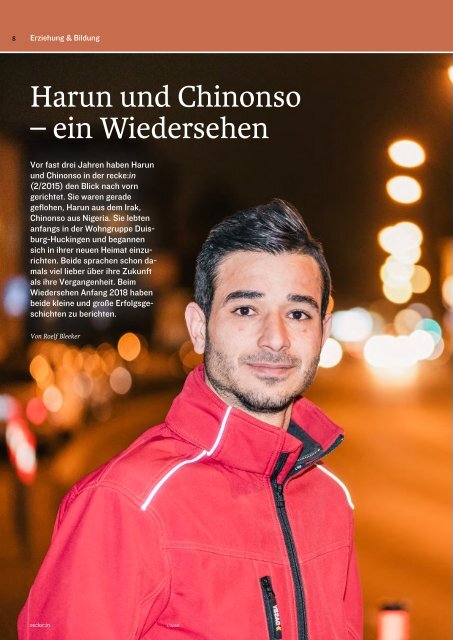 recke:in - Das Magazin der Graf Recke Stiftung Ausgabe 1/2018