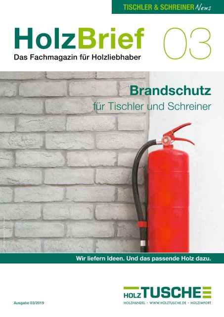 HolzBrief Tischler- und Schreiner News 03/2019 