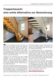 Treppentausch: eine echte Alternative zur Renovierung