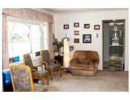 Comfy waiting area with great outside view at John Day Smiles Virginia L. McMillan, DDS