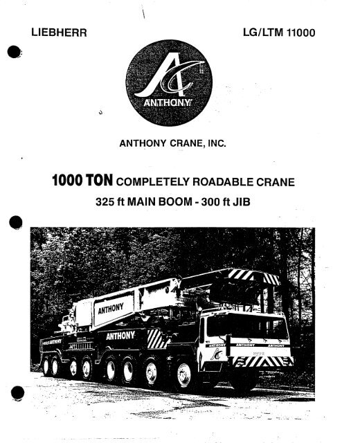 Liebherr 220 Ton Crane Load Chart