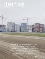 Beiträge zur Wohnungsfrage, dérive Sonderausgabe, Herbst 2019