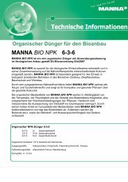 ERNHRUNGSPLANER - Manna