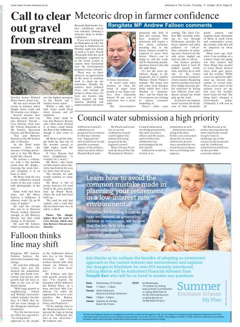 Ashburton Courier: October 17, 2019