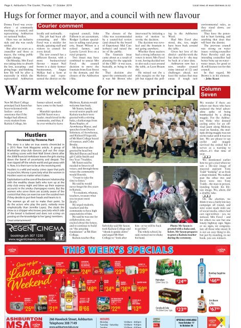 Ashburton Courier: October 17, 2019