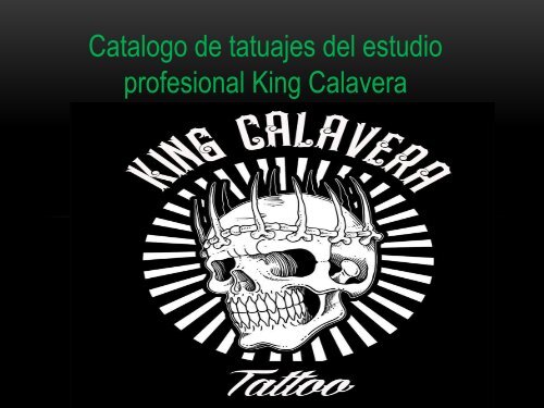 Catalogo King Calavera
