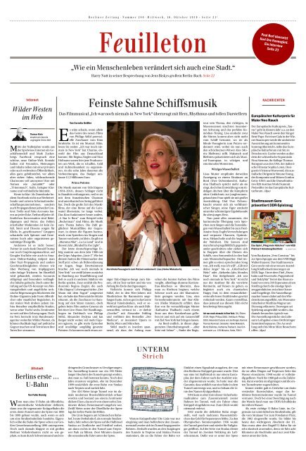 Berliner Zeitung 16.10.2019