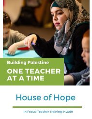 RESIZED Supporting Hope House of Hope Teacher Training 2019