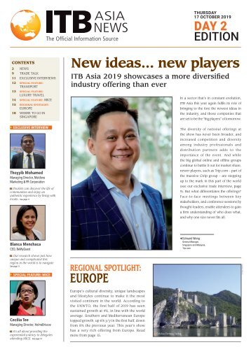 ITB Asia News 2019 Day 2 Edition