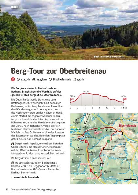 Wandertipps Bayerischer Wald - PocketGuide 2019