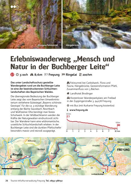 Wandertipps Bayerischer Wald - PocketGuide 2019