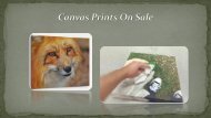 Canvas Prints On Sale