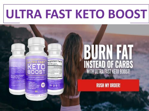 Ultra Fast Keto Boost Reviews: Weight Loss Pill Where To Buy?